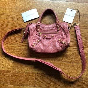 Authentic Balenciaga mini city bag — RARE COLOR
